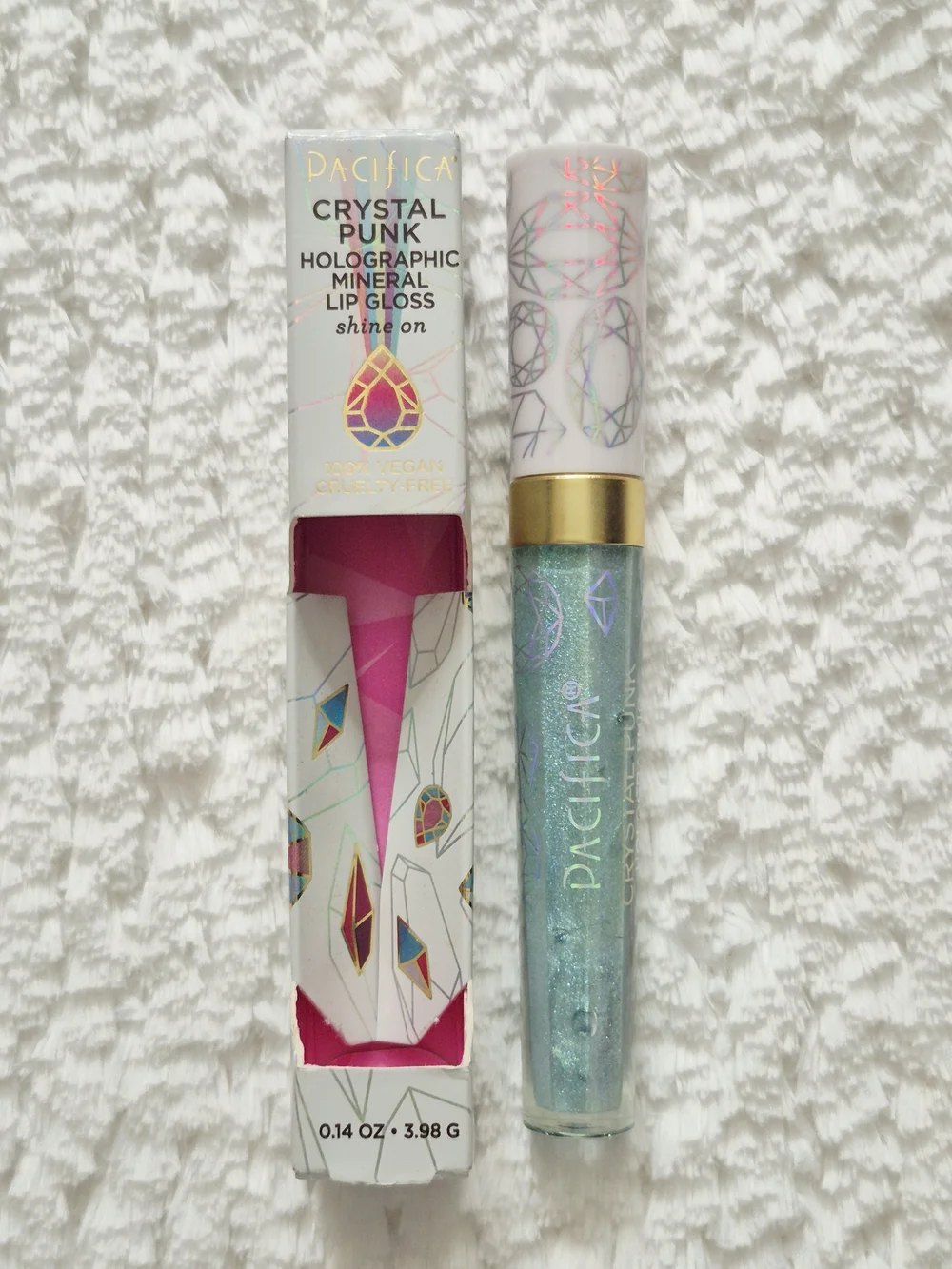 Pacifica Crystal Punk Holographic Mineral Lip Gloss